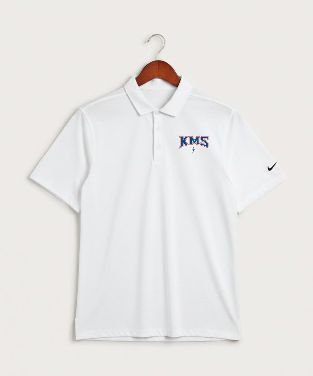 Kerkhoven-Murdock-Sunburg High School Football (Boys) - White Polo - Left Chest