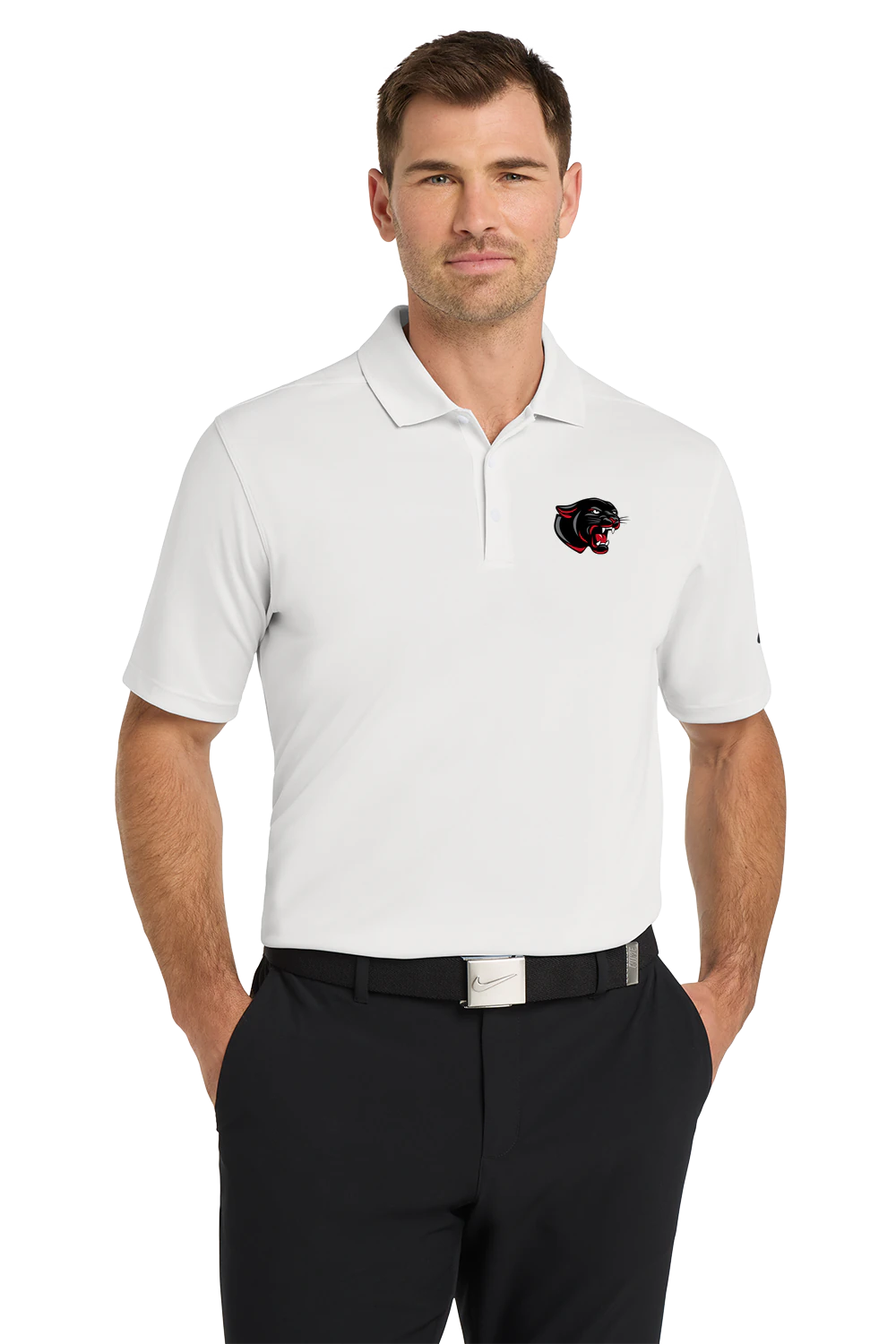 Tracy-Milroy-Balaton Track - White Polo - Left Chest