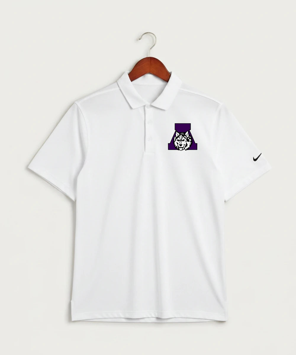 Albany High School Athletics - White Polo - Left Chest