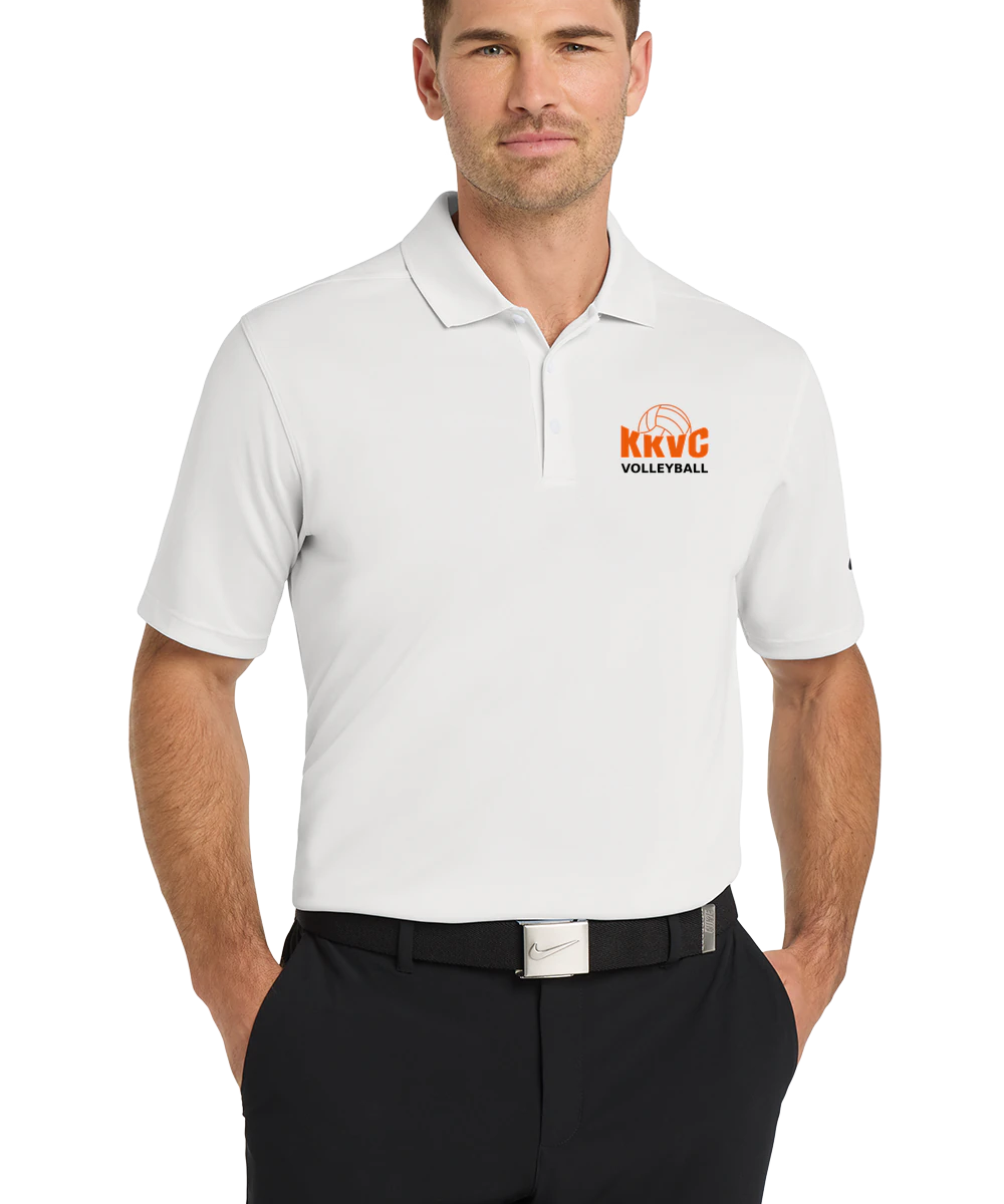 KVCC Volleyball - White Polo - Left Chest