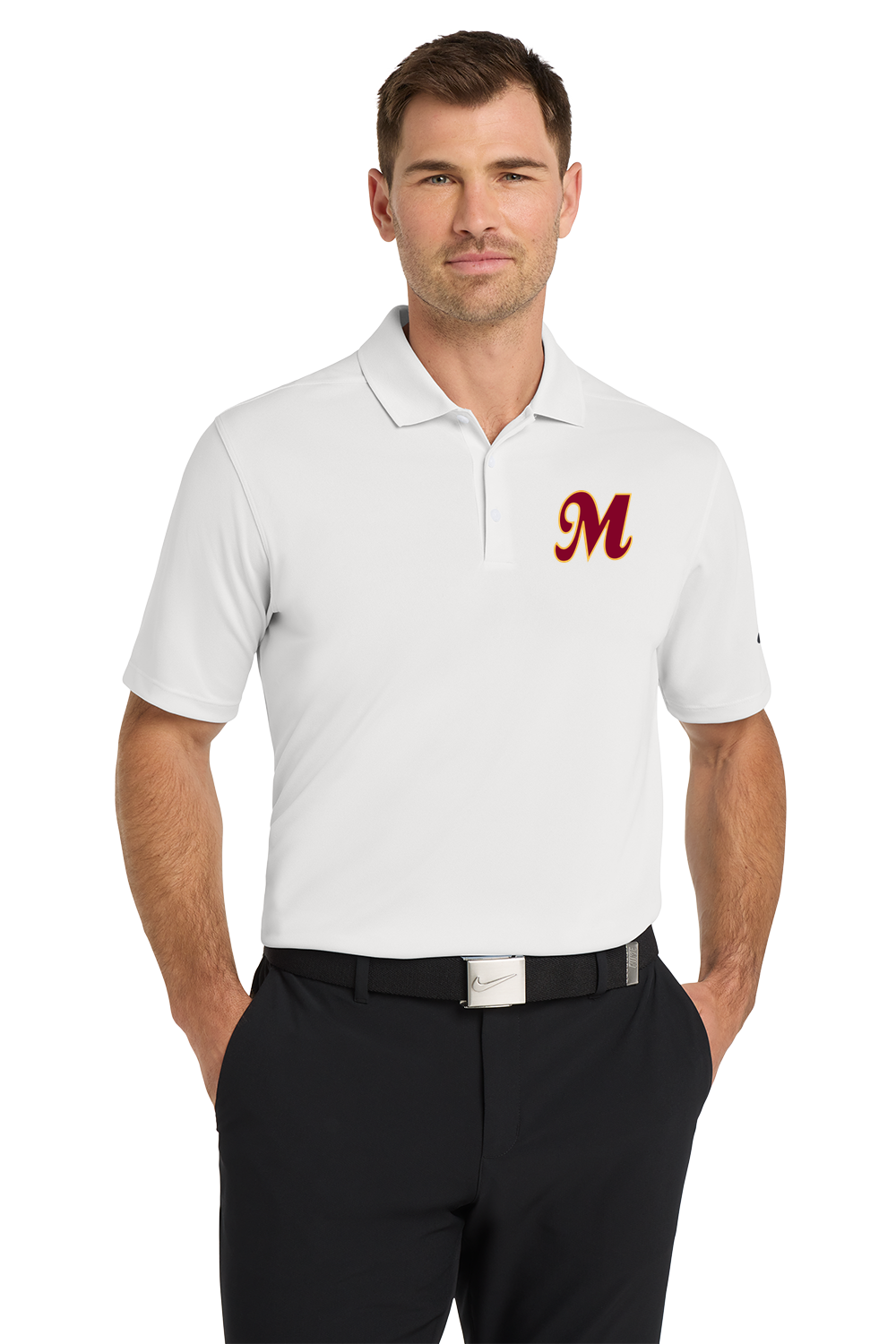 Mankato Area Youth Baseball Association - White Polo - Left Chest