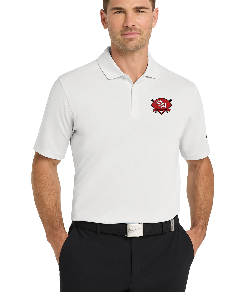 St. James Baseball - White Polo - Left Chest