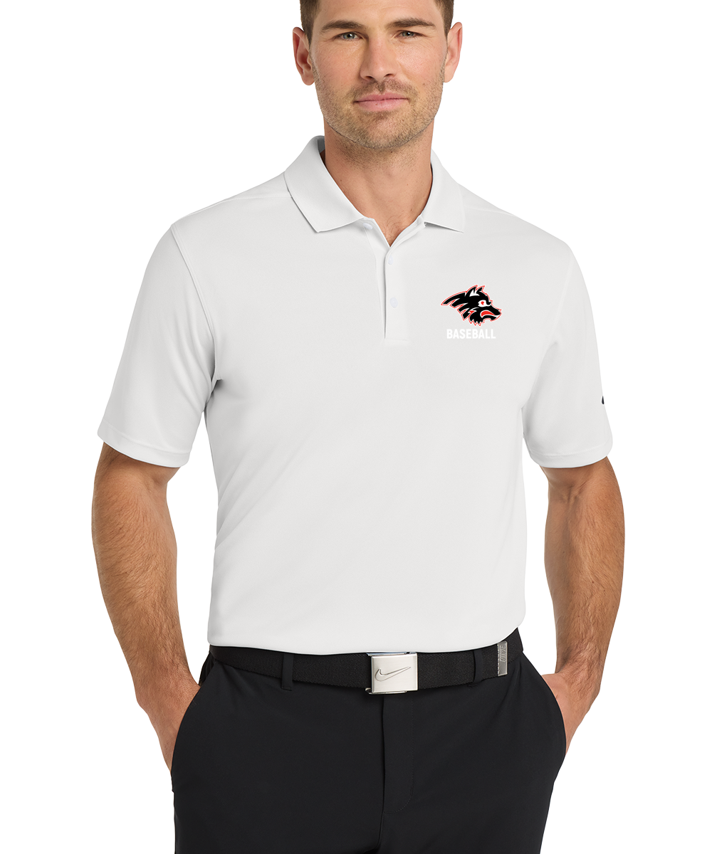 Milaca Baseball - White Polo - Left Chest