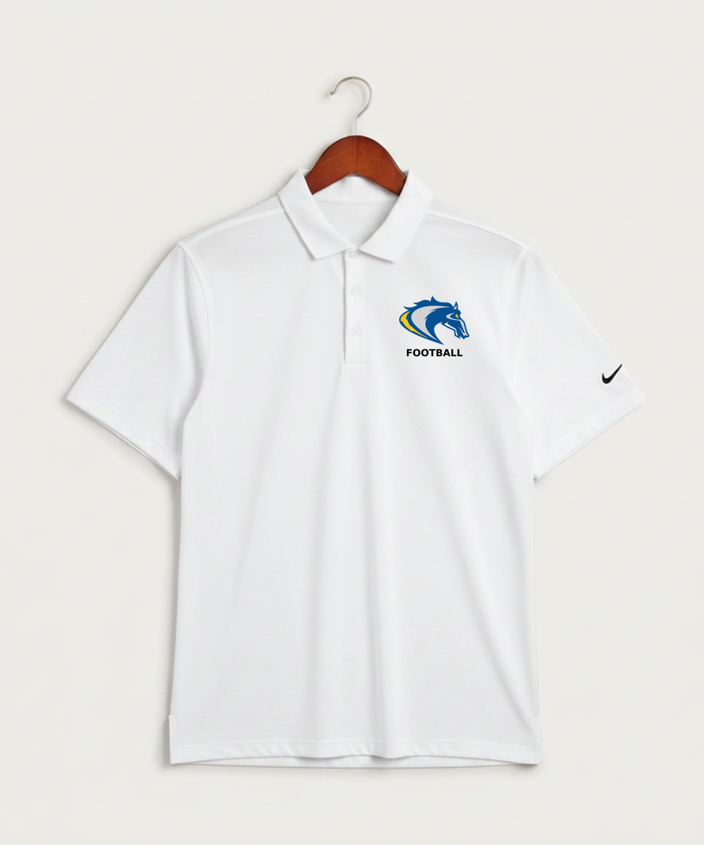 Riverside High School Football general - White Polo - Left Chest