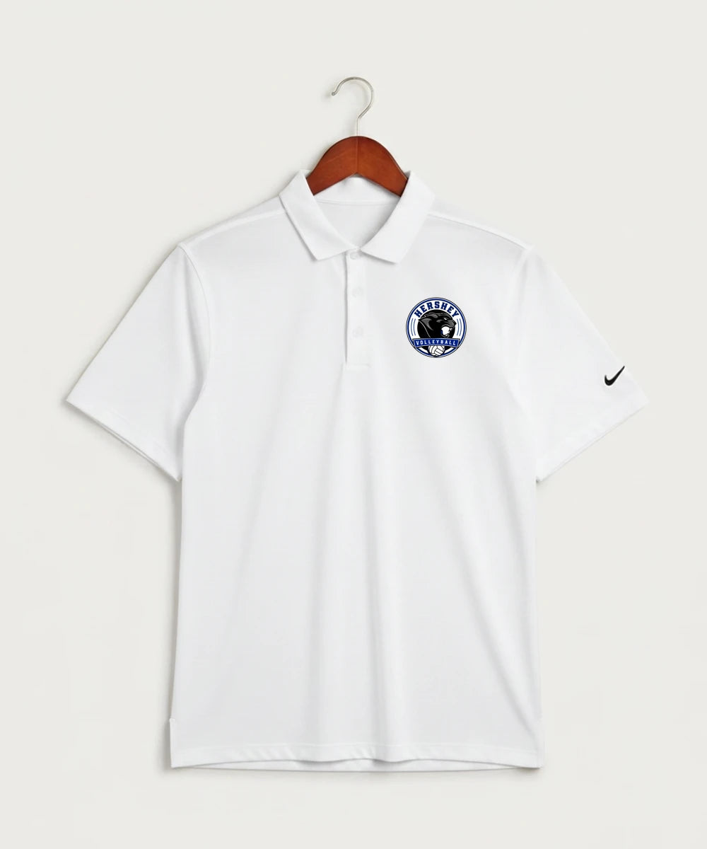 Hershey High School Volleyball Team Store - White Polo - Left Chest