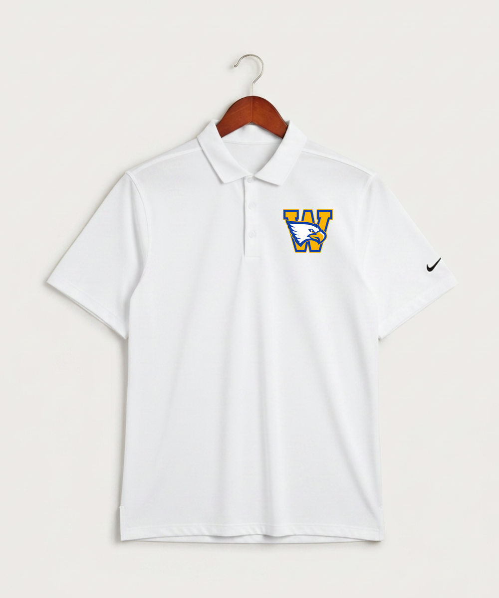 Windom Area High School Football (Boys) - White Polo - Left Chest