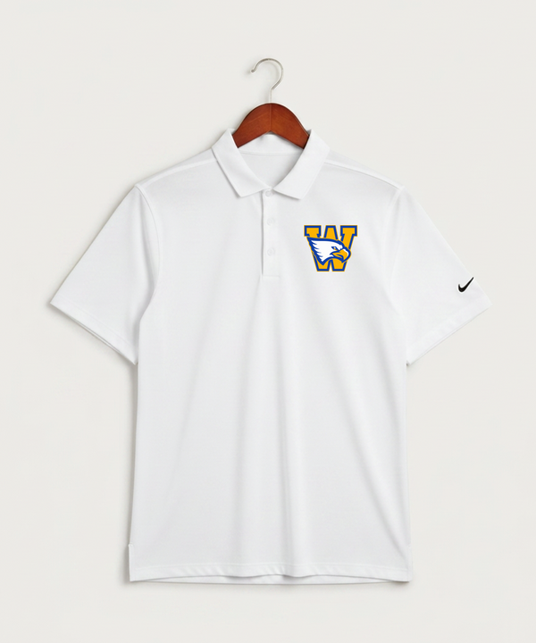 Windom Area High School Football (Boys) - White Polo - Left Chest