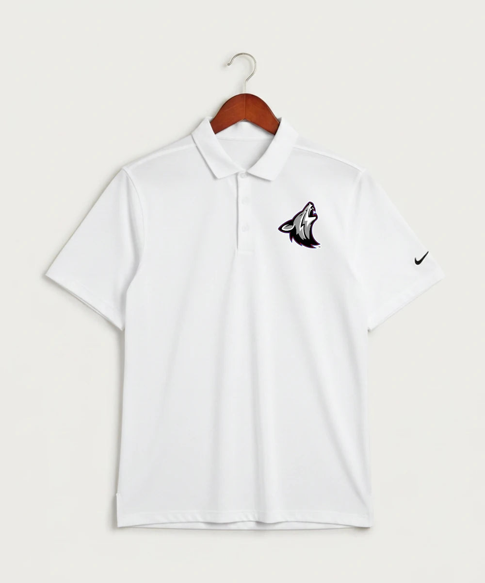 Heron Lake-Okabena High School Football (Boys) - White Polo - Left Chest