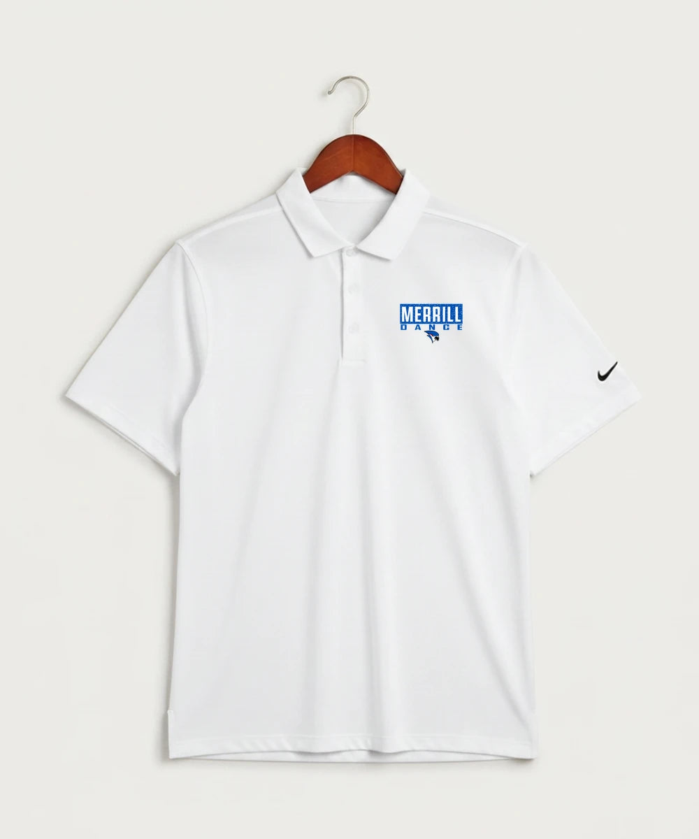 Merrill Dance and Cheer - White Polo - Left Chest