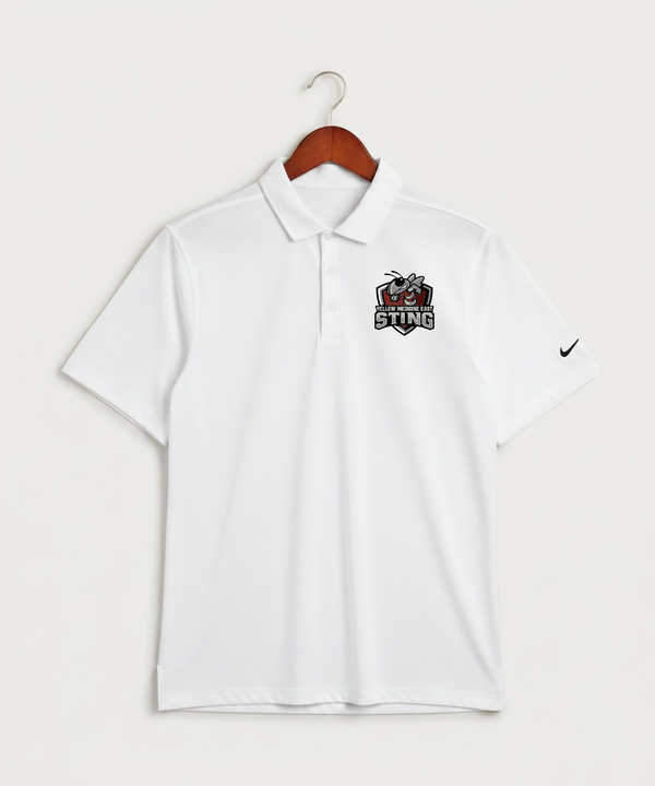 Yellow Medicine East High School Football (Boys) - White Polo - Left Chest