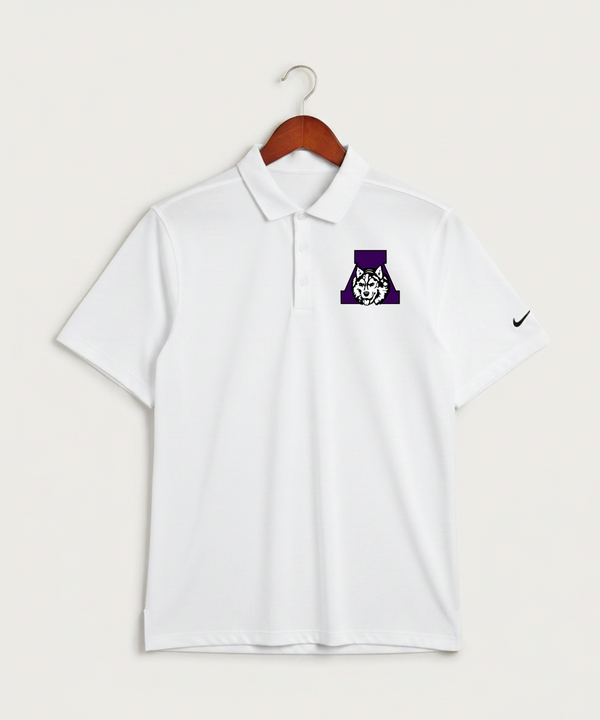 Albany High School Tennis (Boys) - White Polo - Left Chest