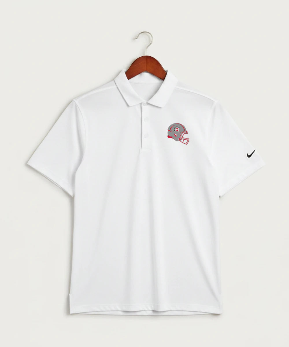 Hancock High School Football (Boys) - White Polo - Left Chest