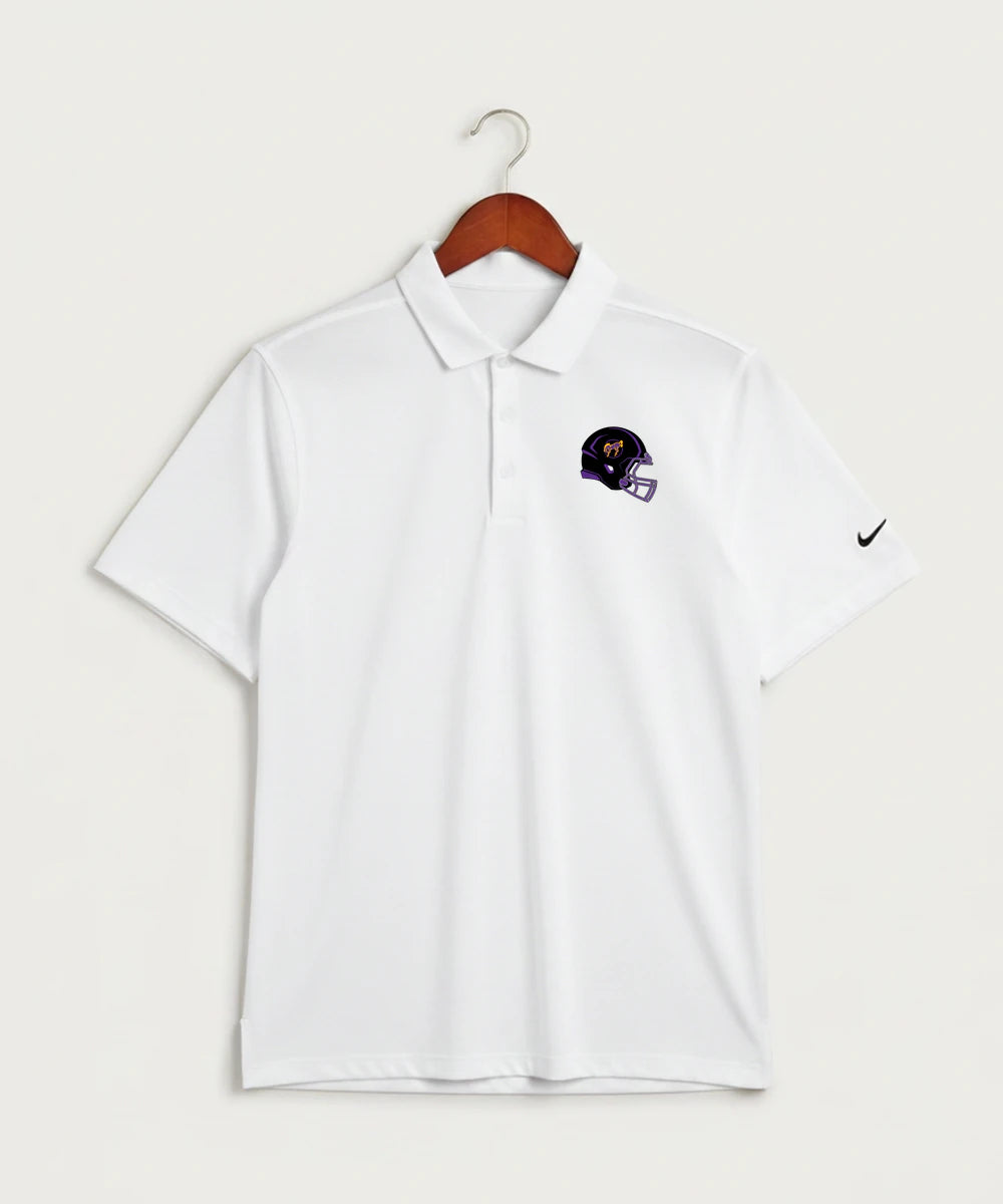 International Falls High School Football (Boys) - White Polo - Left Chest