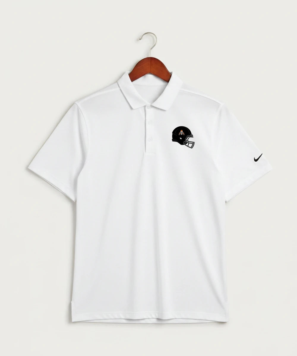 Pine River Backus High School Football (Boys) - White Polo - Left Chest