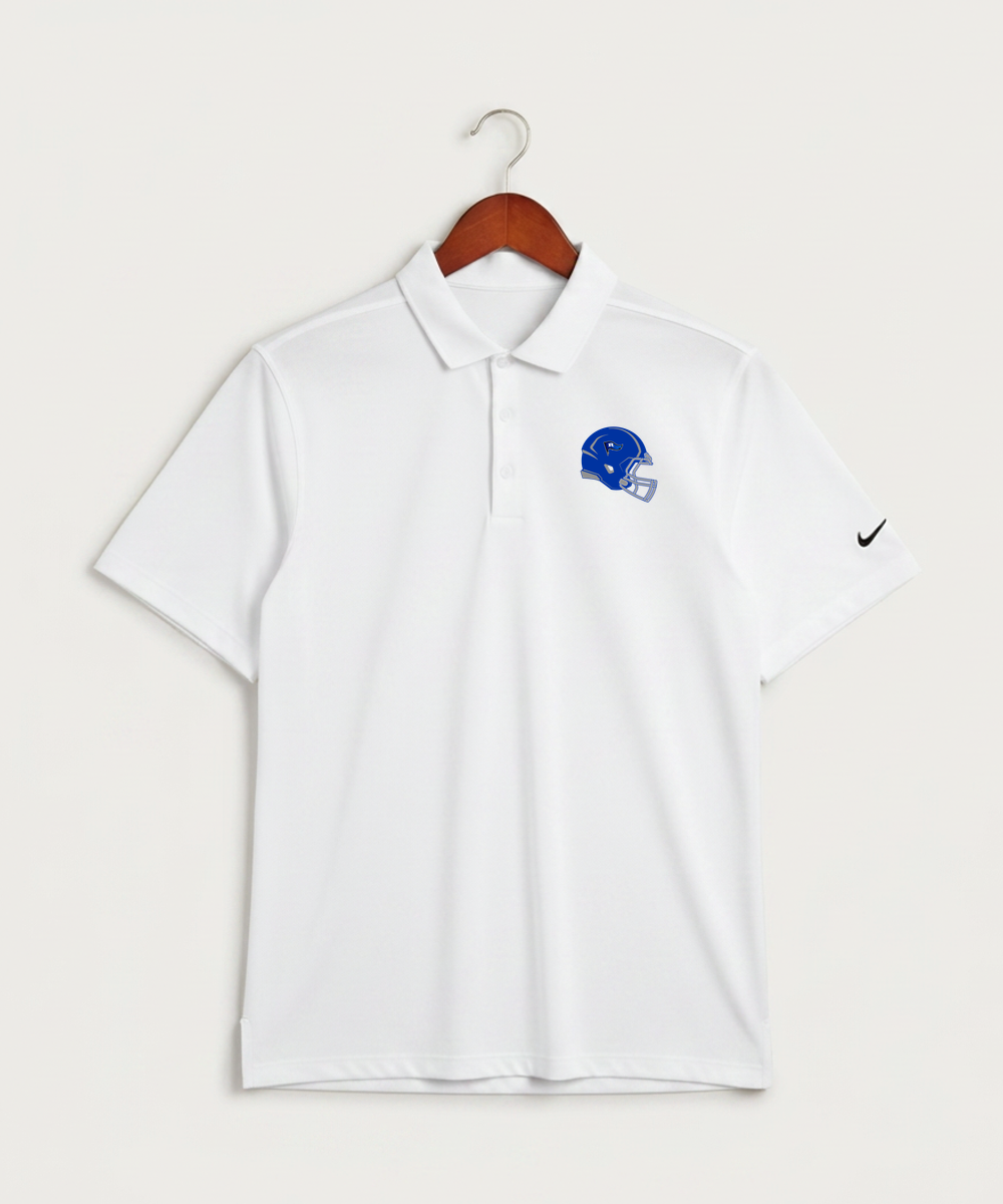 Red Lake County Central Football (Boys) - White Polo - Left Chest