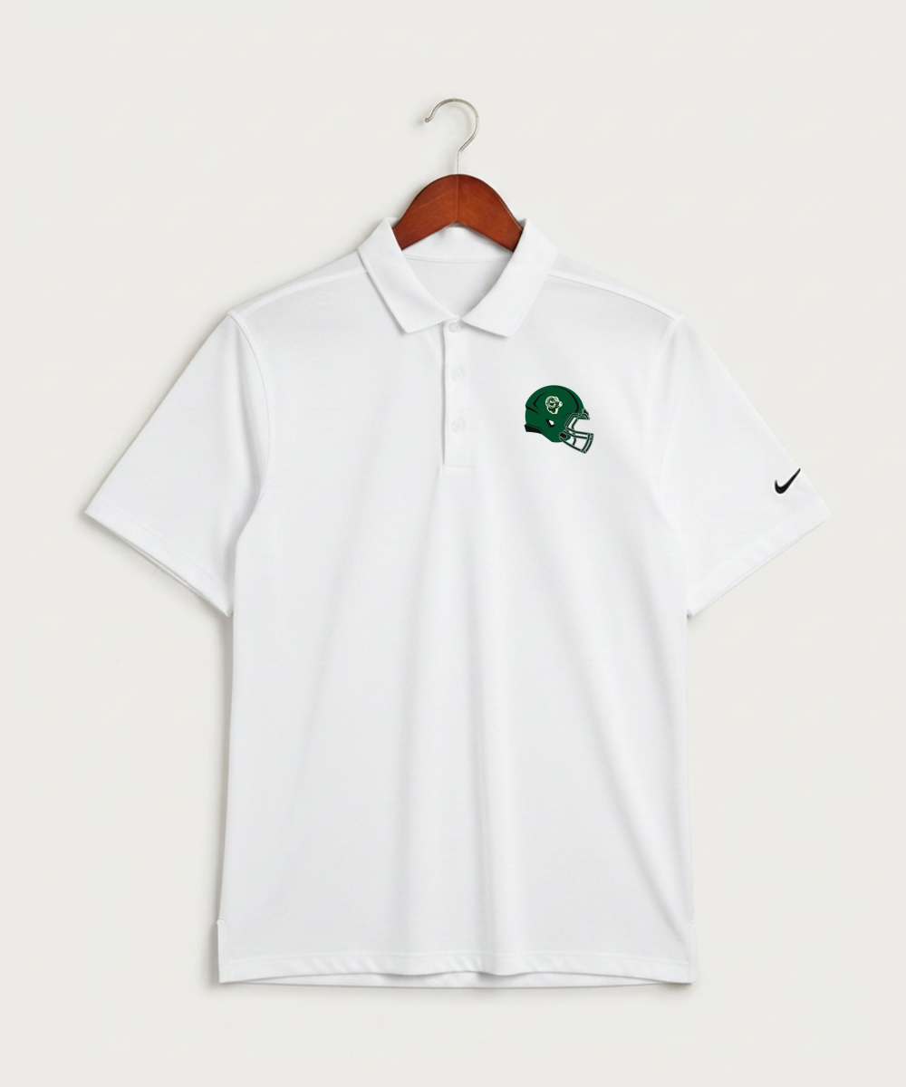 Roseau High School Football (Boys) - White Polo - Left Chest