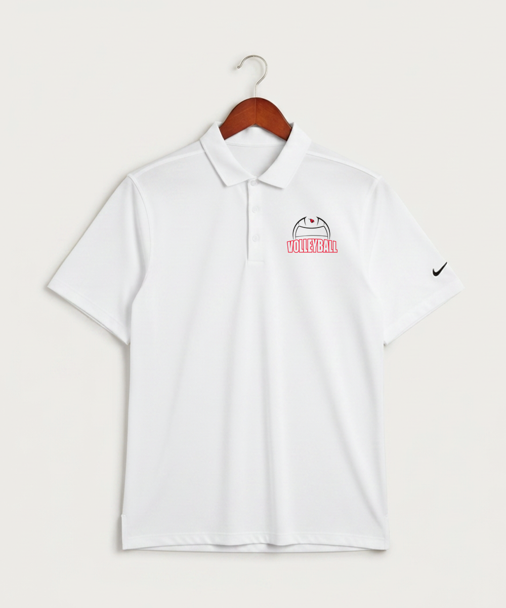 Forreston Volleyball - White Polo - Left Chest