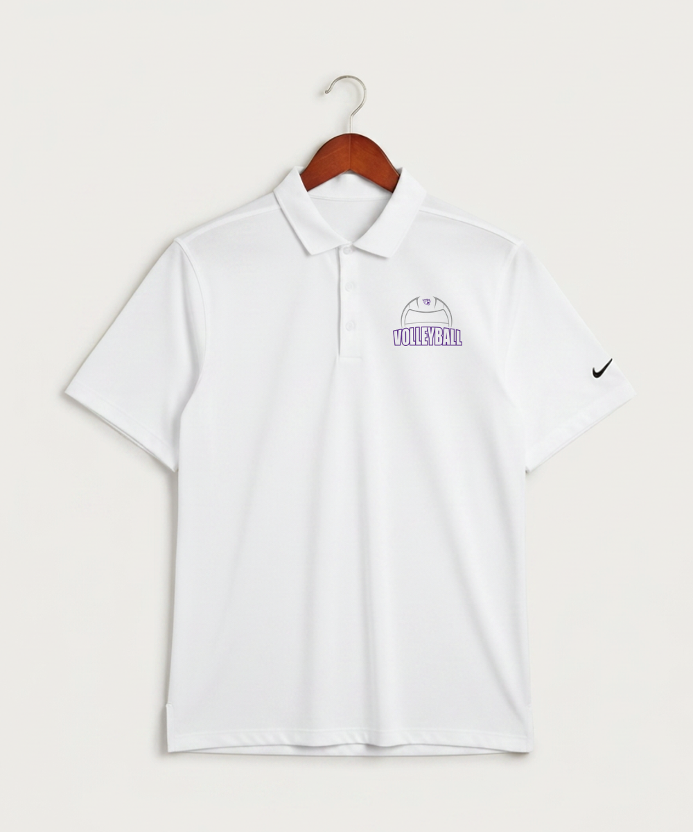 Goodhue High School Volleyball (Girls) - White Polo - Left Chest
