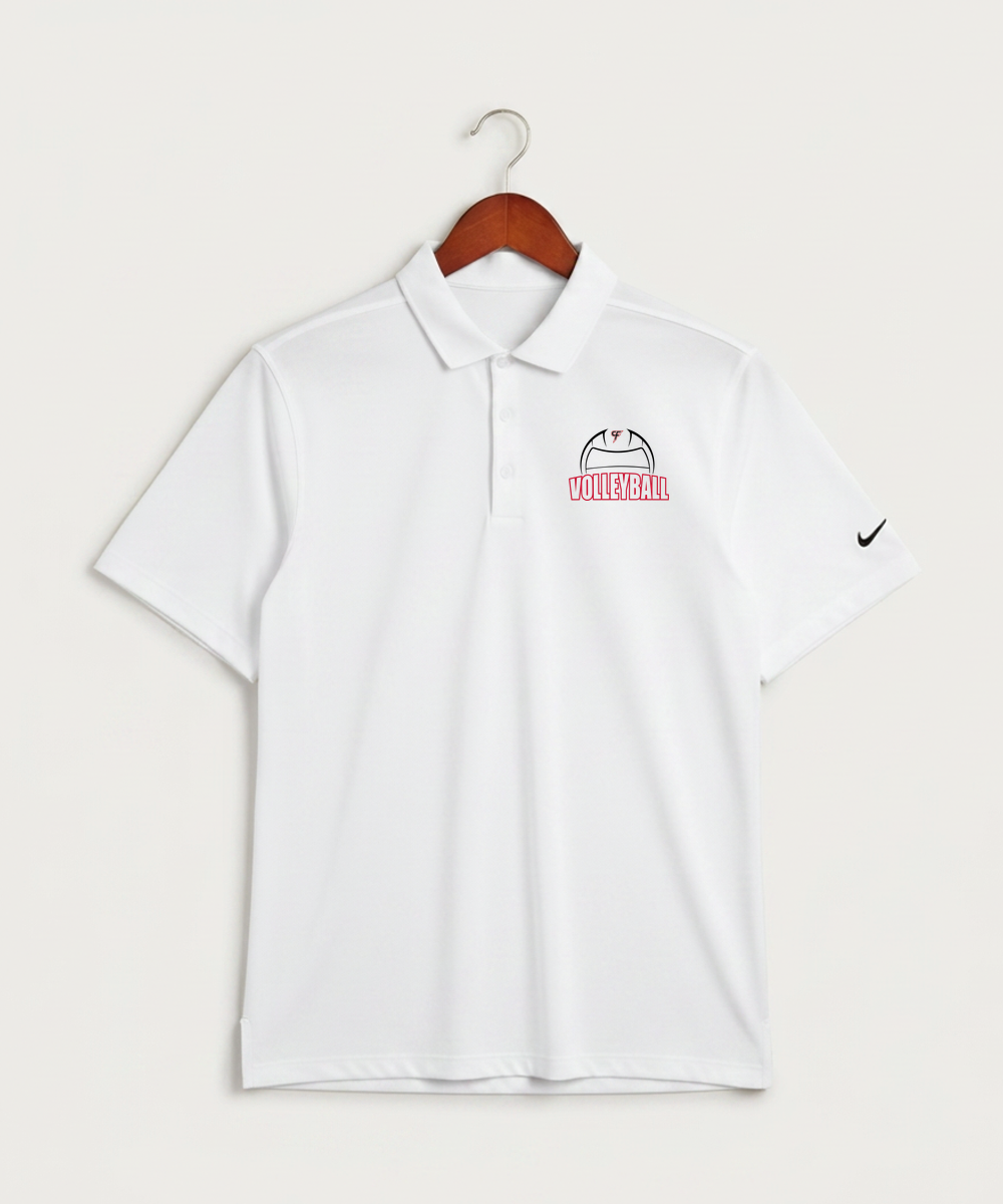 Cannon Falls High School Volleyball (Girls) - White Polo - Left Chest