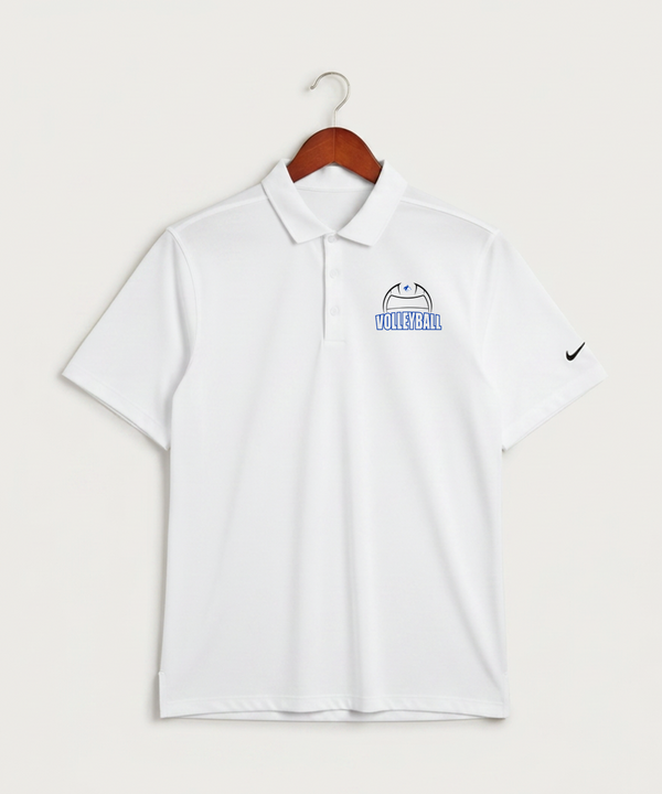 Owatonna High School Volleyball (Girls) - White Polo - Left Chest