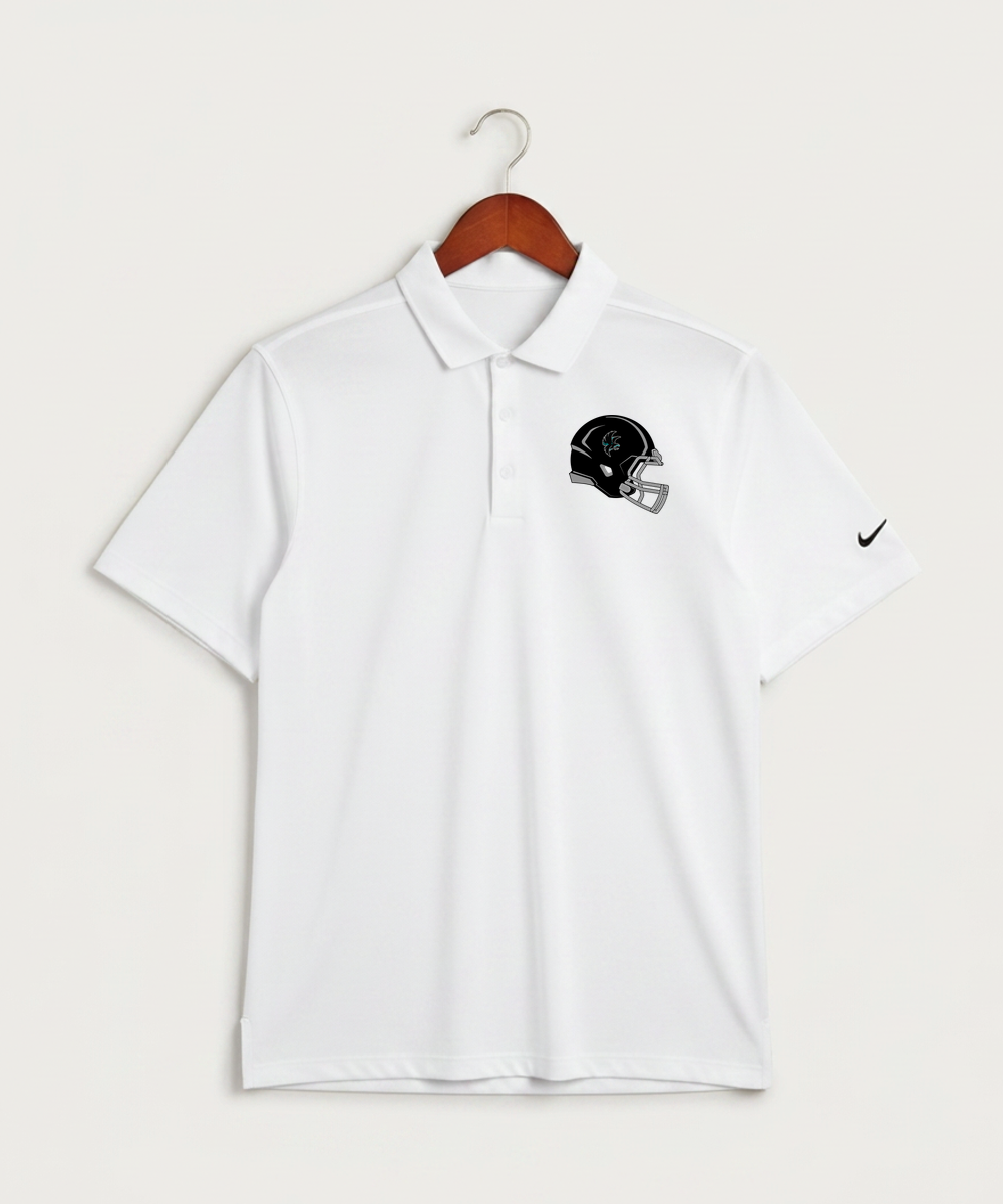 Alden-Conger-Glenville Emmons High School Football (Boys) - White Polo - Left Chest