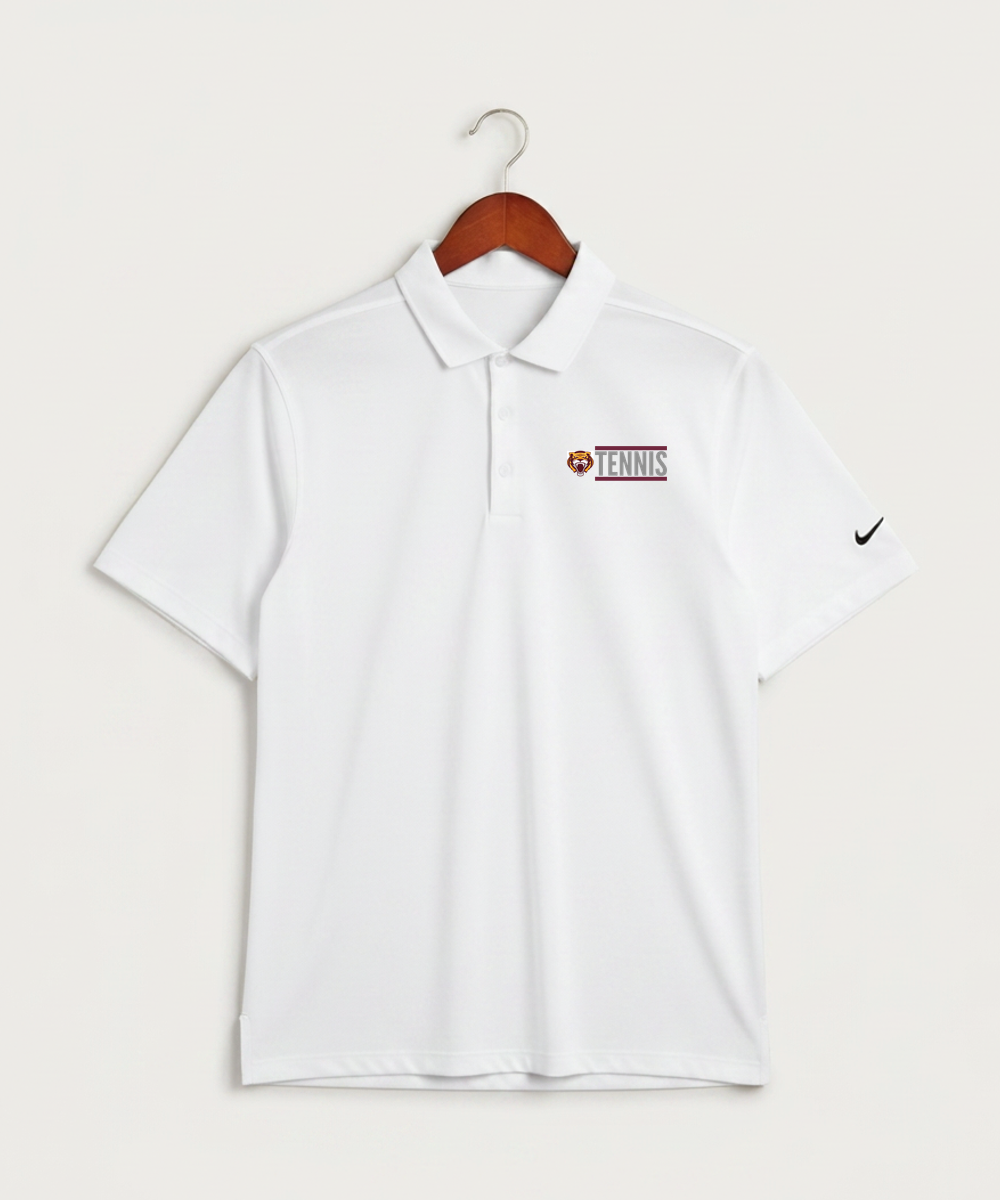 Stewartville High School Tennis (Coed) - White Polo - Left Chest
