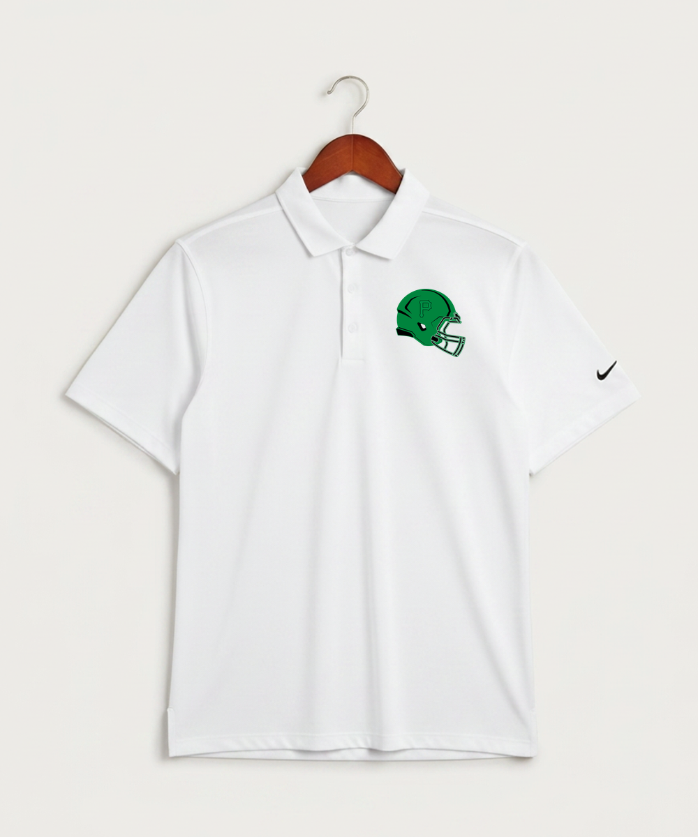 Pipestone Area High School Football (Boys) - White Polo - Left Chest