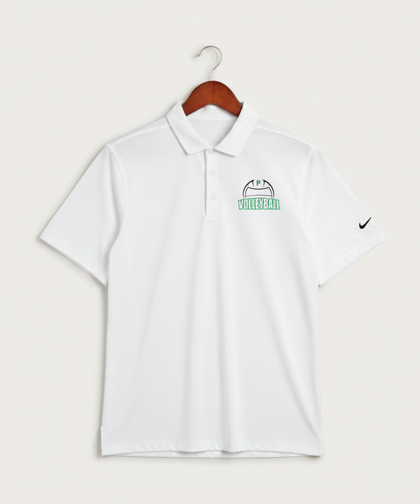 Pipestone Area High School Volleyball (Girls) - White Polo - Left Chest