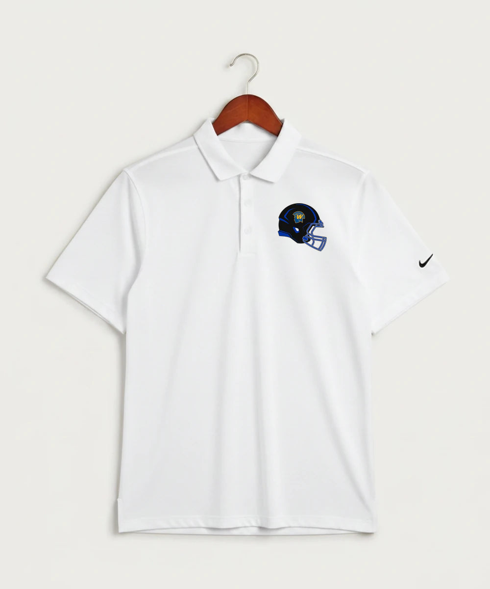 Wayzata High School Football (Boys) - White Polo - Left Chest