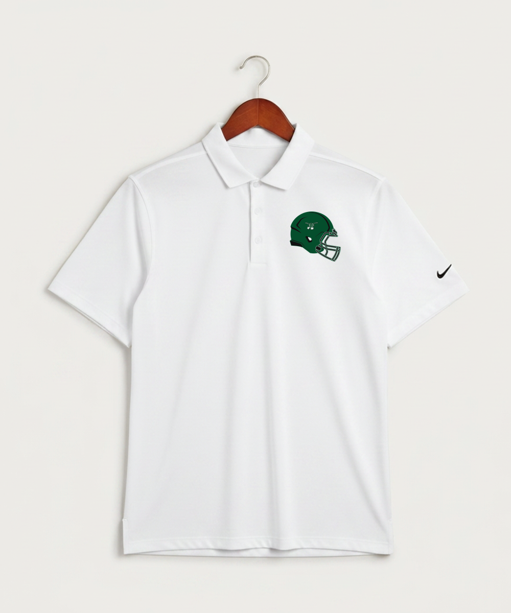 West Fargo High School Football (Boys) - White Polo - Left Chest