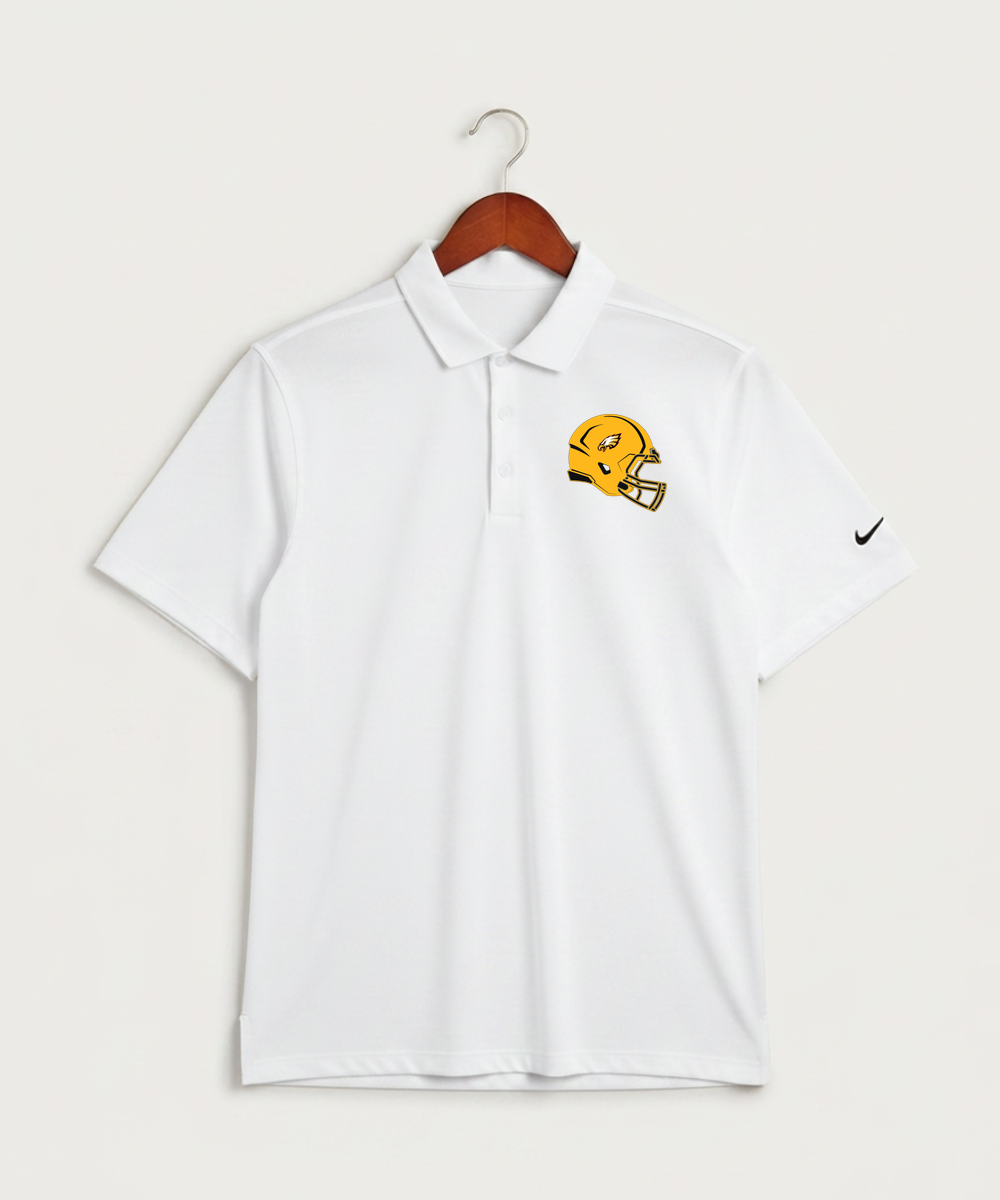 Dover-Eyota High School Football (Boys) - White Polo - Left Chest