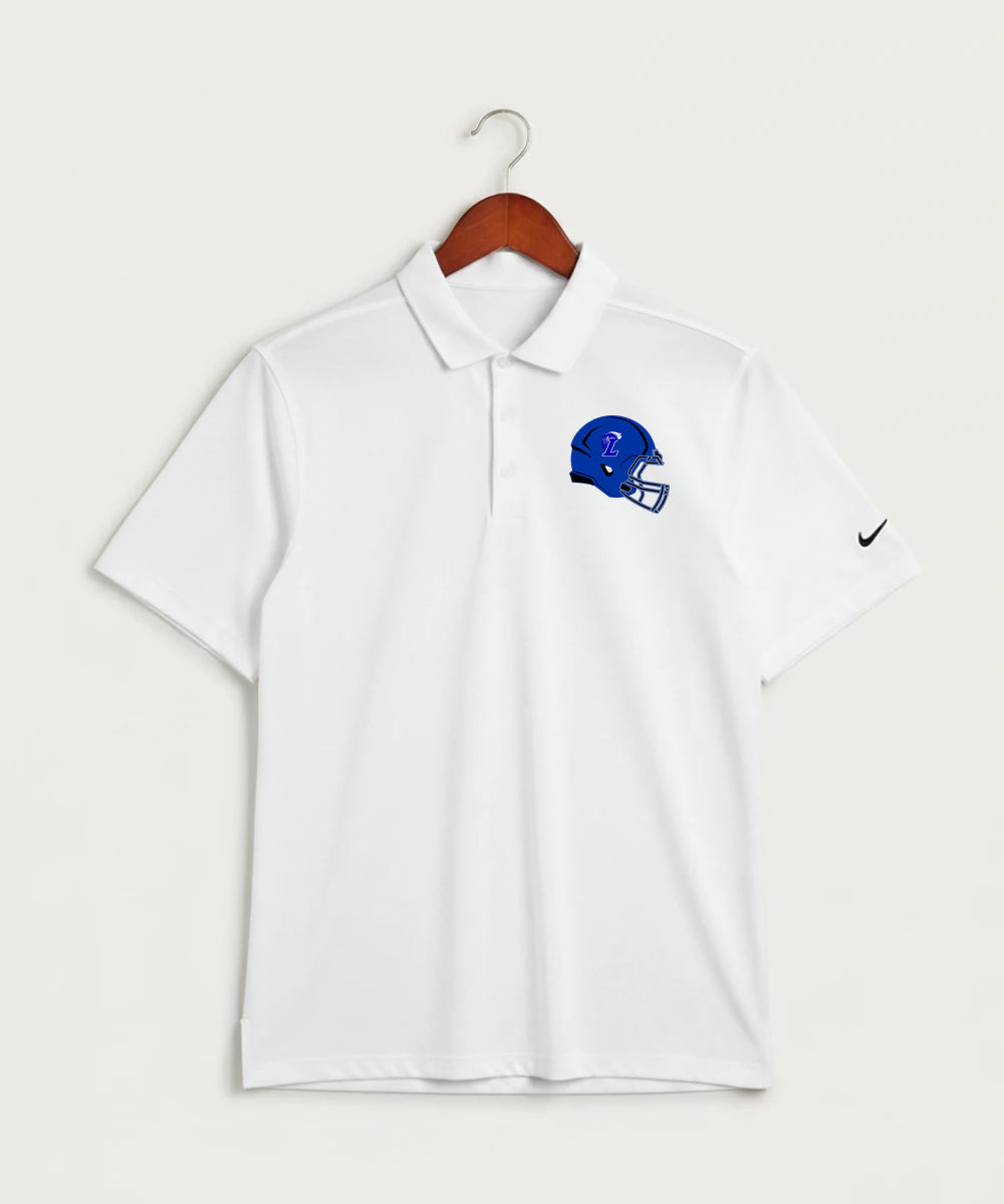 Lakeview High School Football (Boys) - White Polo - Left Chest