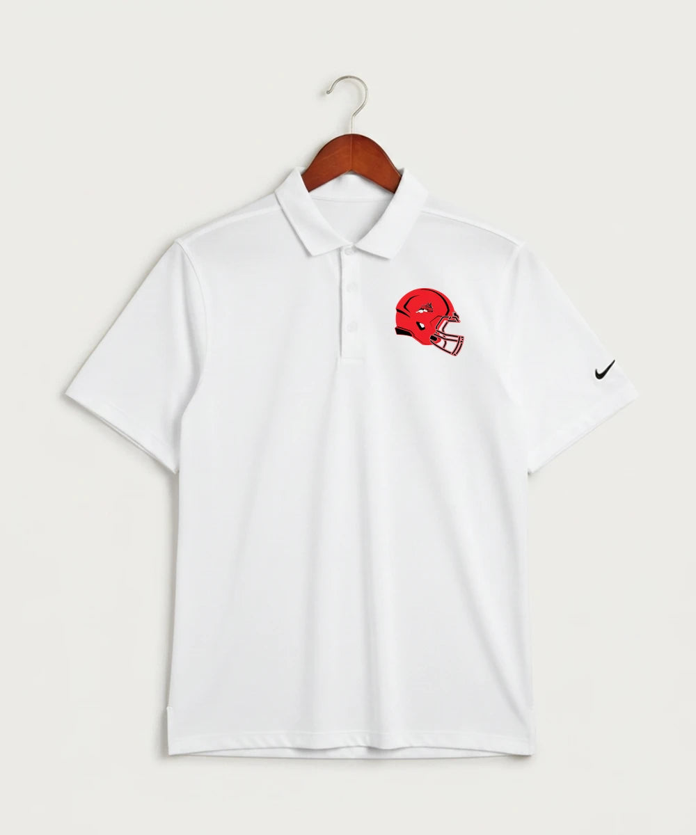 Fulton High School Football (Boys) - White Polo - Left Chest