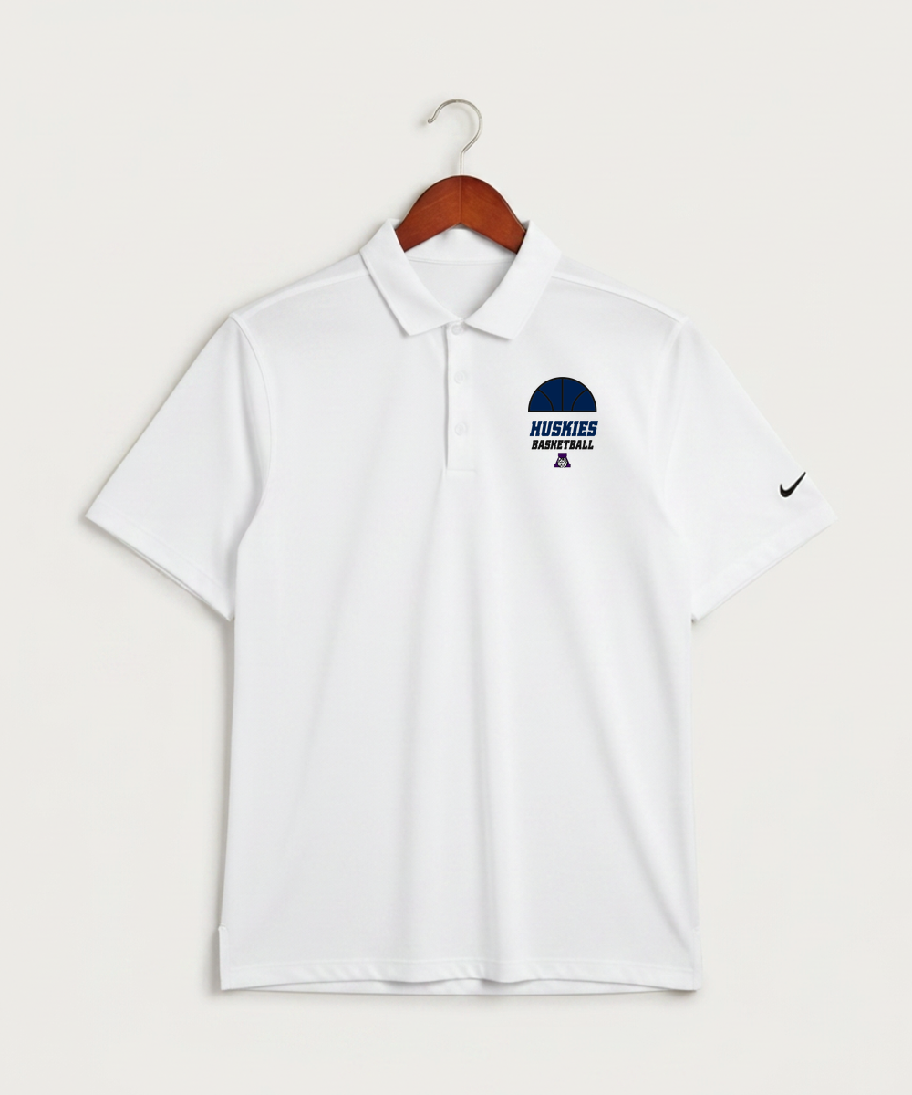 Albany High School Basketball (Boys) - White Polo - Left Chest