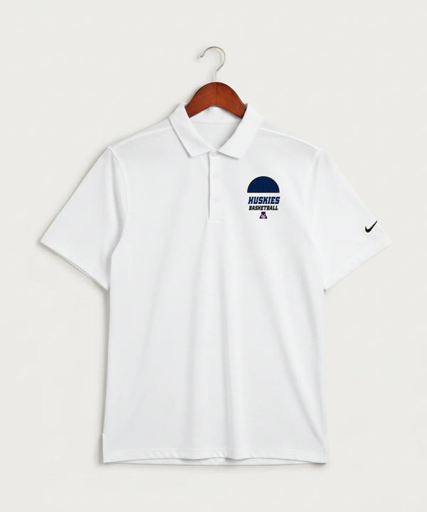 Albany High School Basketball (Boys) - White Polo - Left Chest