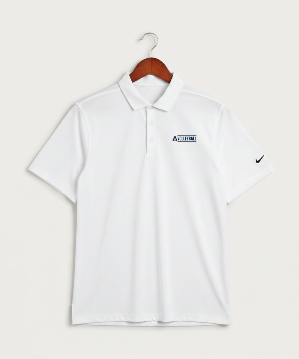 Albany High School Volleyball (Girls) - White Polo - Left Chest