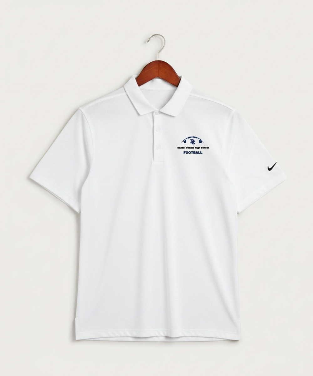 Dassel Cokato High School Football (Boys) - White Polo - Left Chest