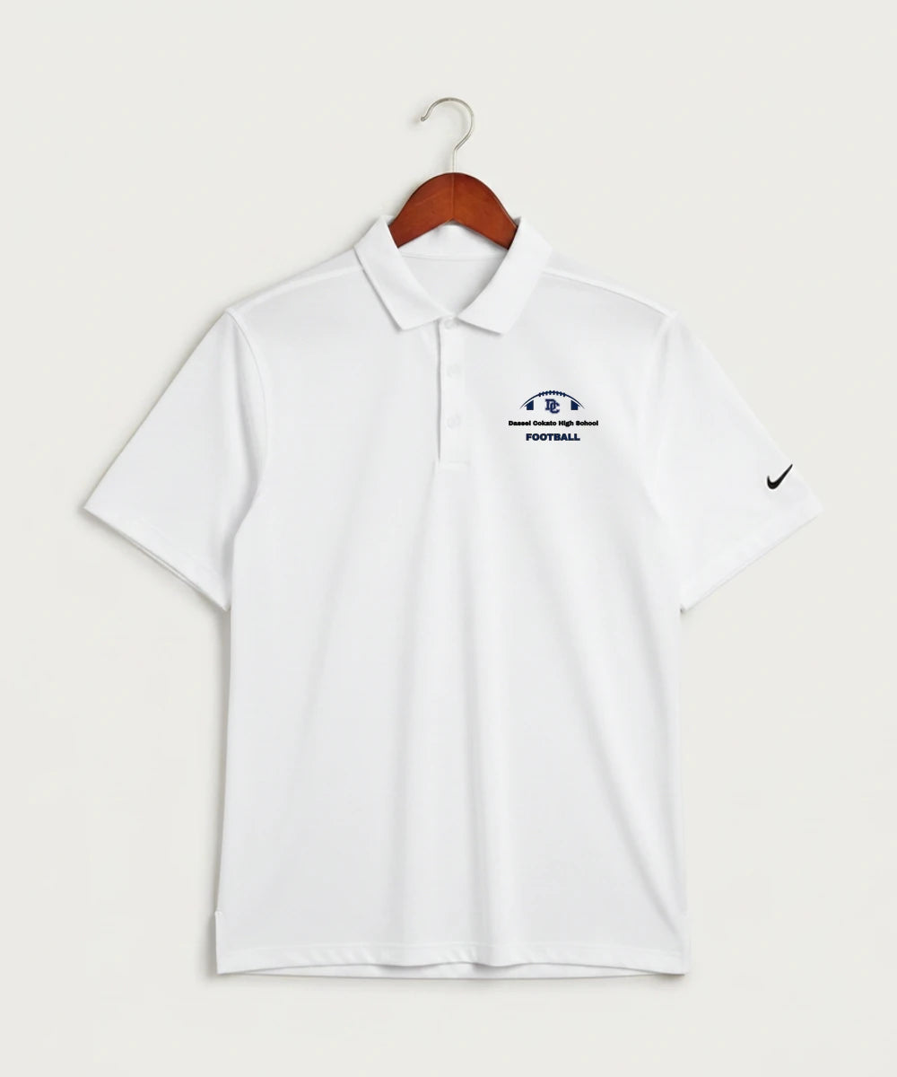 Dassel Cokato High School Football (Boys) - White Polo - Left Chest