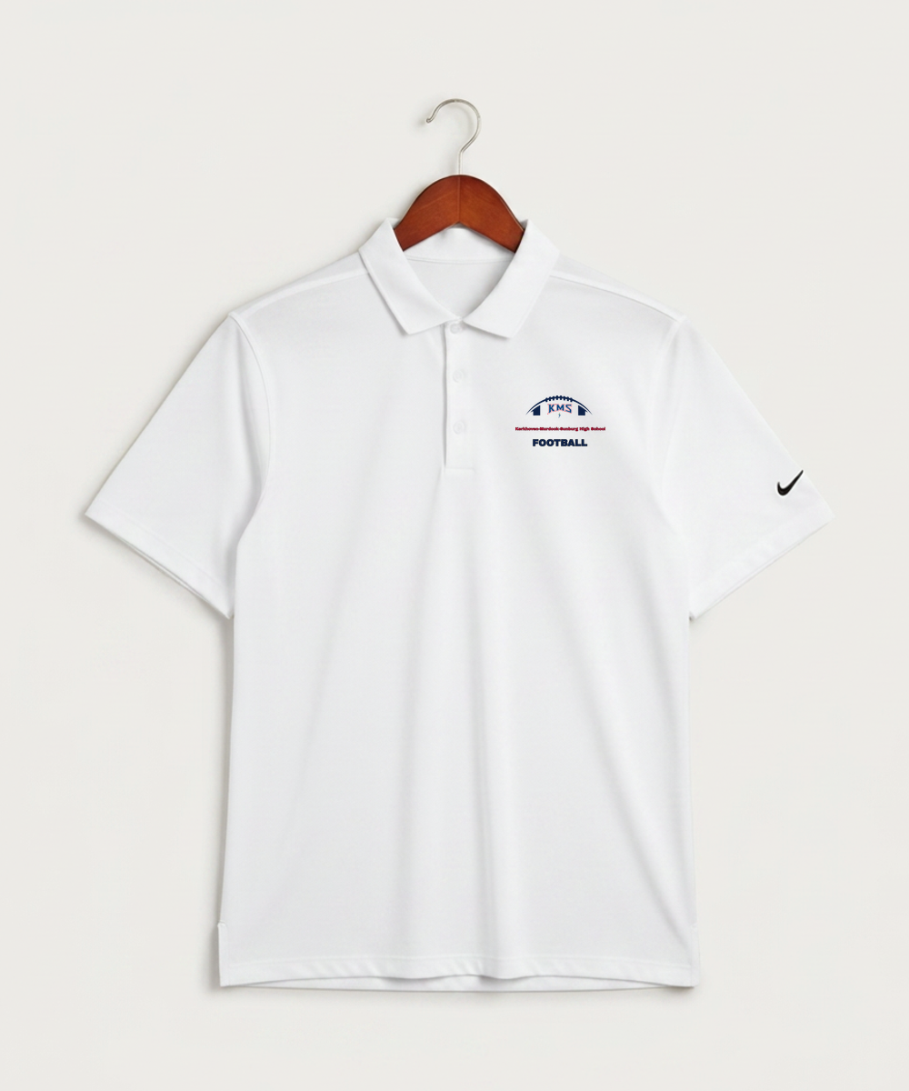Kerkhoven-Murdock-Sunburg High School Football (Boys) - White Polo - Left Chest