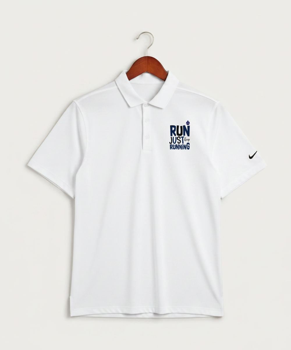 Saint Peter High School Athletics - White Polo - Left Chest