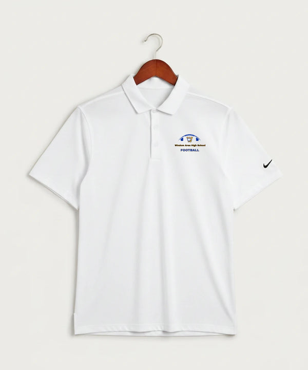 Windom Area High School Football (Boys) - White Polo - Left Chest