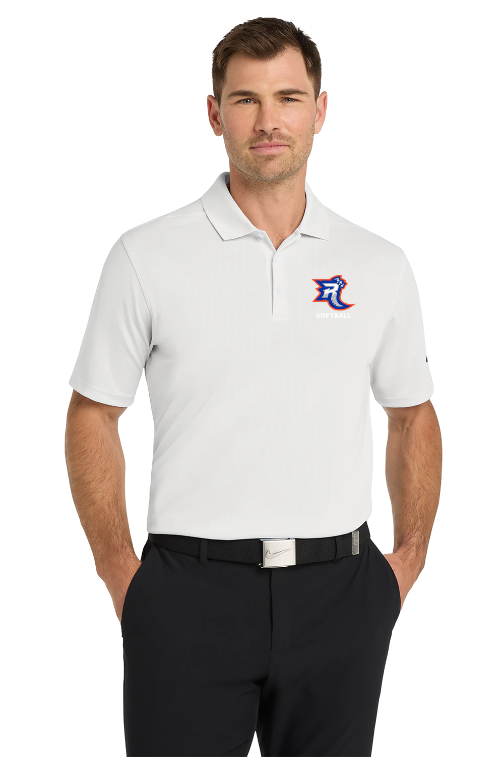 Carlton Wrenshall Softball - White Polo - Left Chest
