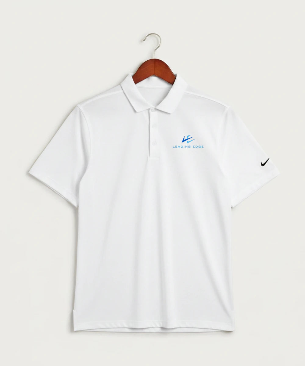 Leading Edge Team Store - White Polo - Left Chest