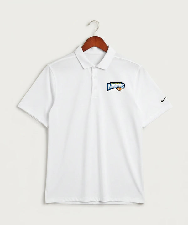 Macktown Warriors Football (Boys) - White Polo - Left Chest