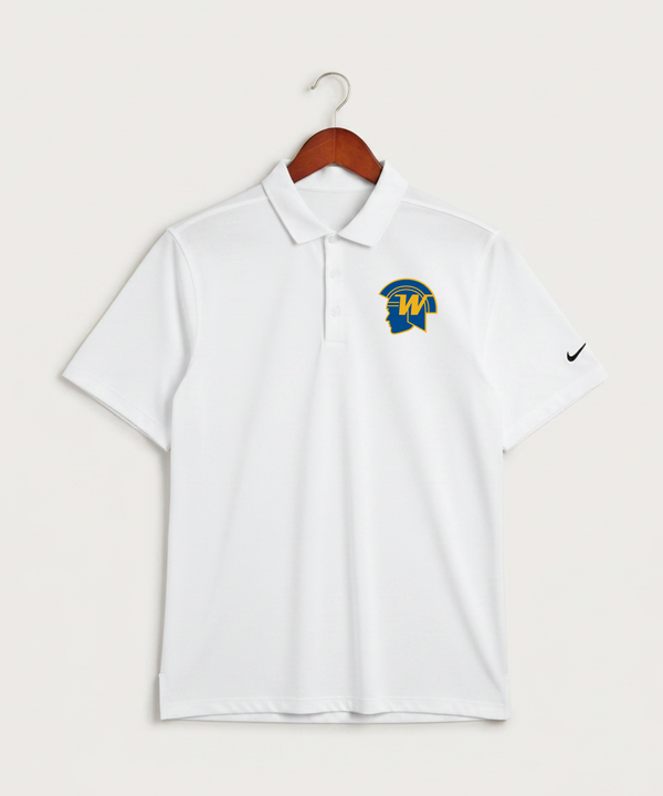 Wayzata High School Football (Boys) - White Polo - Left Chest