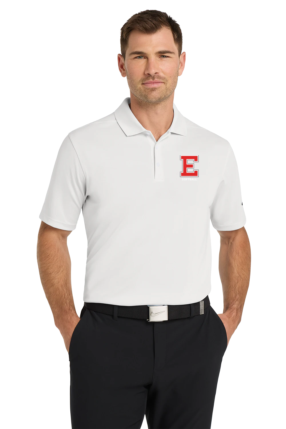 Duluth East Softball - White Polo - Left Chest