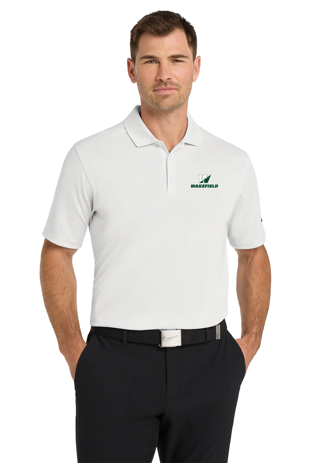Wakefield High School N/A - White Polo - Left Chest