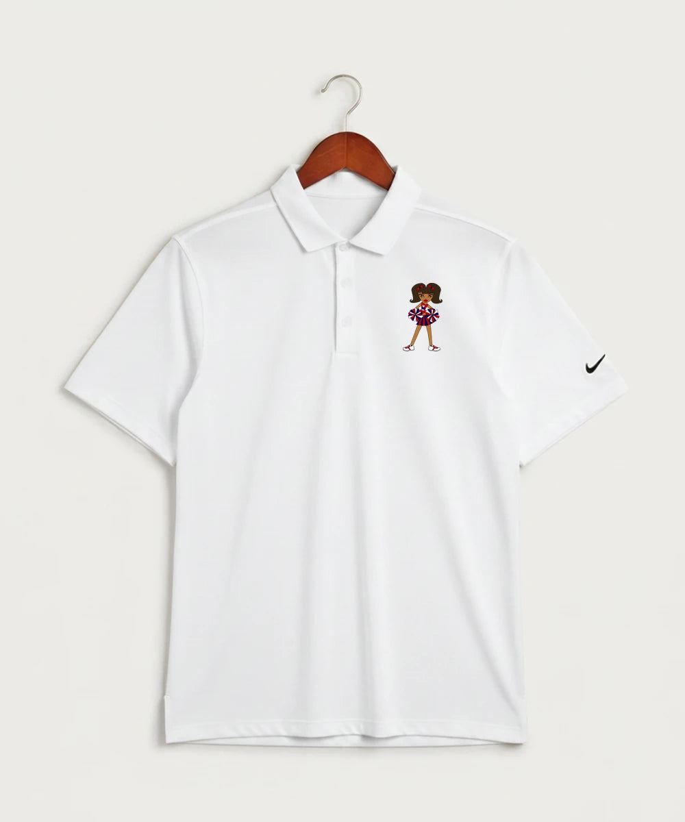 Independence High School Cheer Team - White Polo - Left Chest