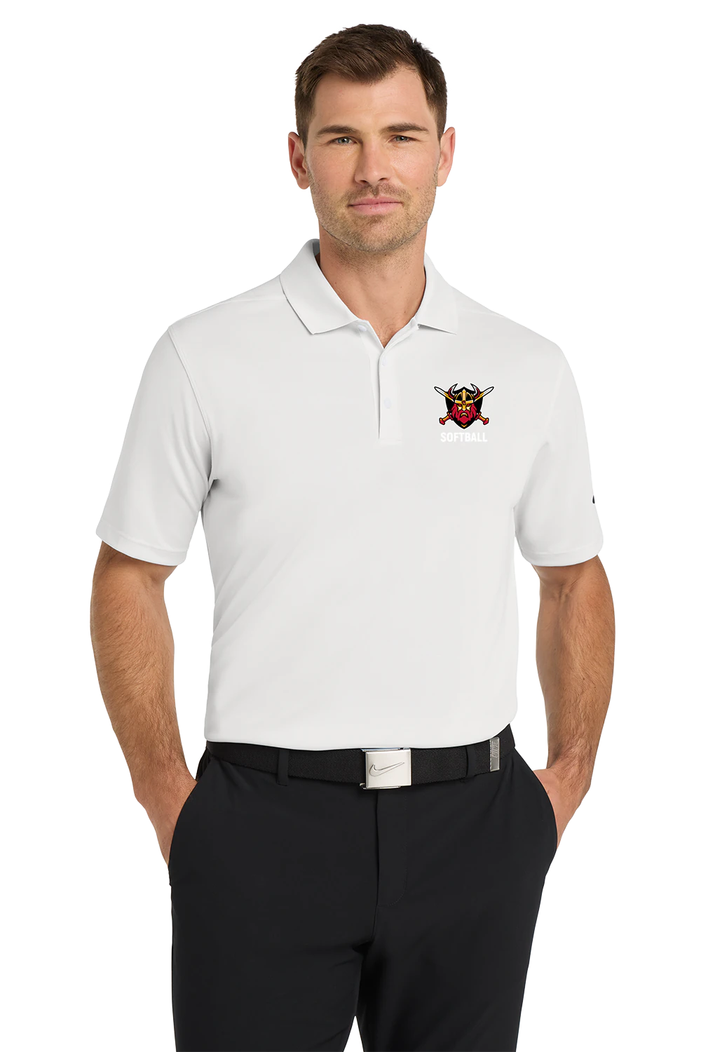 Mille Lacs Softball - White Polo - Left Chest