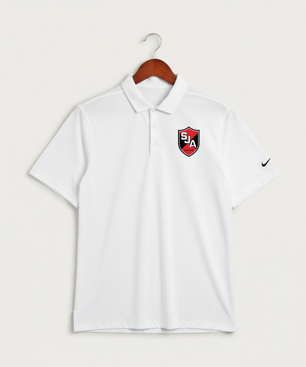 Saint James High School Football (Boys) - White Polo - Left Chest